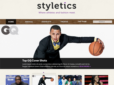 Styletics Home Page athletics blog fashion home page