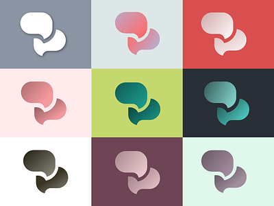 ChatMe Icons app icon illustration illustrator logo minimal vector web