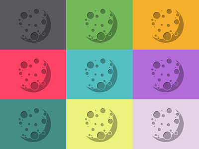 CookiMoon v2 Icons art design flat icon logo minimal vector web