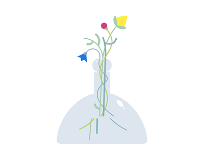 Spring flowers art artwork bouquet figma figmadesign flower flowers illustration simplicity vase vector