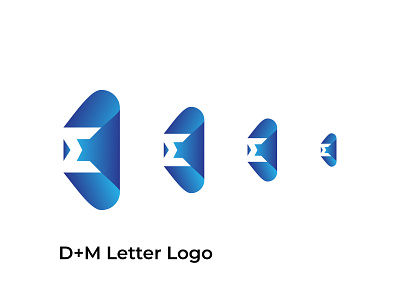 D+M letter logo abstract band identity blue brand branding d letter logo design logo logo design logos m letter logo modern simple