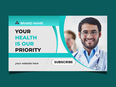 Medical Youtube Thumbnail and web banner