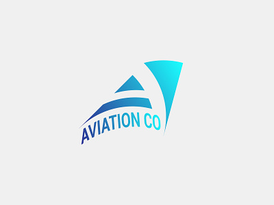 Modern A Letter Aviation Logo