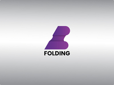 Modern F Letter Folding Logo