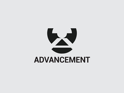 Modern A Letter Advancenment Logo