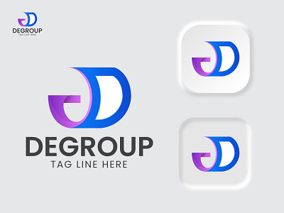 Modern DG Letter Degroup logo
