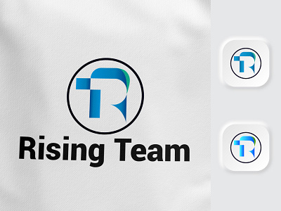 Modern Rising Team Logo Concept.