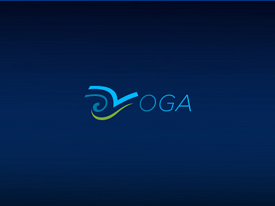 Modern Y Letter Yoga Logo Concept.