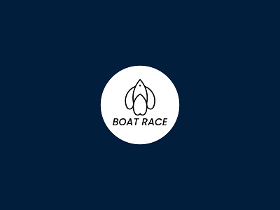 Modern Boat Race Logo.