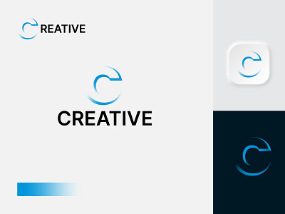 Modern C Letter Creative Logo Concept.