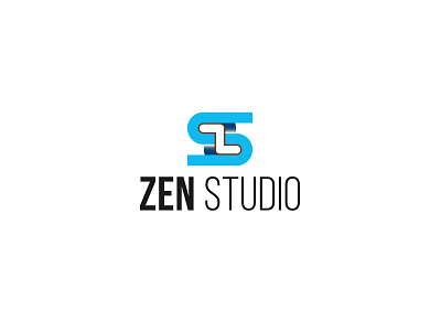 Modern Z+S Letter Zen Studio Logo Concept. app brand brand and identity brand mark branding branding and identity design flat icon logo logos logotype mark minimal print s letter logo symbol typography vector z letter logo