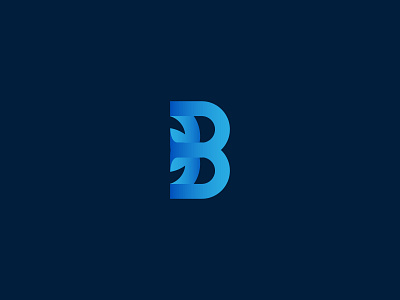 Modern B Letter Logo Concept. b letter logo brand brand and identity branding branding and identity design flat identity lettering logo logo design logos logotype mark minimal print symbol typography unsed vector