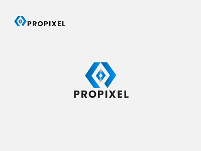 Modern P Letter ProPixel Logo Concept. app icon brand brand and identity branding branding and identity brandmark creative design illustrator logo logo design logos logotype mark minimal p letter logo print typography unique vector