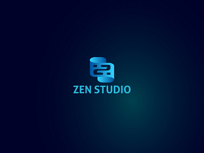 Modern Z+S letter Zen Studio logo.