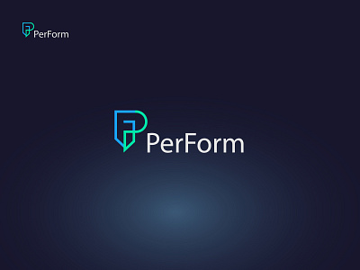 Modern PF Letter PerForm Logo design Concept. brand branding design ecommerce f letter logo illustration logo logo design minimal p letter logo typography ui vector