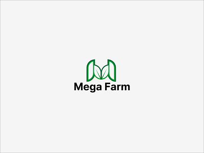 Modern M Letter Mega Farm Eco Logo Design Concept. a b c d e f g h i j k l m n agriculture logo brand brand identity branding design eco logo ecommerce graphic design leaf logo logo logo design m letter logo minimal logo modern logo o p q r s t u v w x y z print symbol logo tech typography