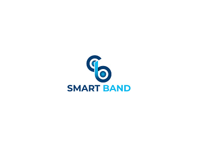 Modern SB Letter Smart Band Logo Concept.
