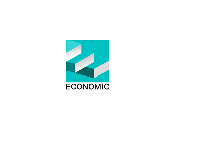 Modern E Letter Economic Logo Design Concept.