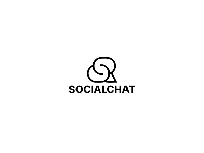 Modern S Letter Social chat Logo Design Concept.