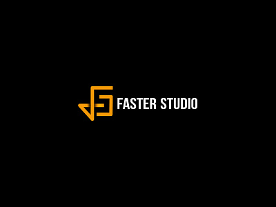 Modern F+S Letter Faster Studio Logo Design Concept.