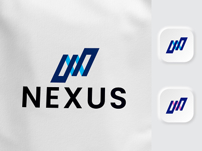 Modern N Letter Nexus Logo Concept.