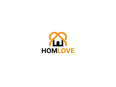 Branding, Logo, Logo Design, Minimalist Home love logo design