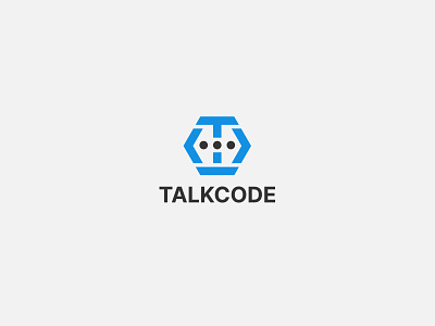 Logo, logo design, branding, T Letter TalkCode logo