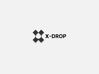 Branding, Logo Design, Modern X Drop Logo Design