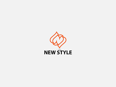 Branding, minimalist, modern New Style logo design.