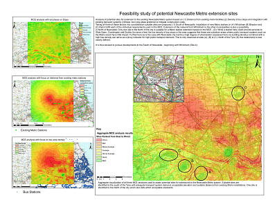 Feasibility study - Exurban transport network extension cartography design design art geospatial gis illustration open source poster technical illustration technical illustrator