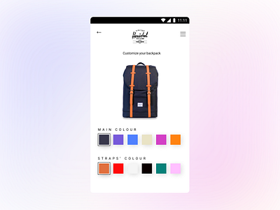 #33 Daily Ui / Customize app customizable customization customize customized product dailyui dailyuichallenge ui ux