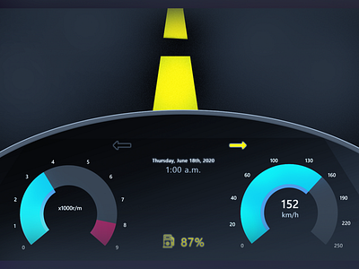 #34 Daily Ui / Car Interface