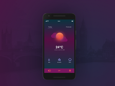 #37 Daily Ui / Weather App app daily ui dailyui dailyui37 dailyuichallenge design ui ux weather weather app weather forecast weather icon