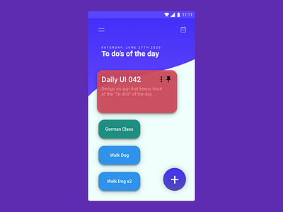 #42 Daily Ui / To-do list app daily ui dailyui dailyuichallenge design todo todo list todoapp todolist todos ui ux