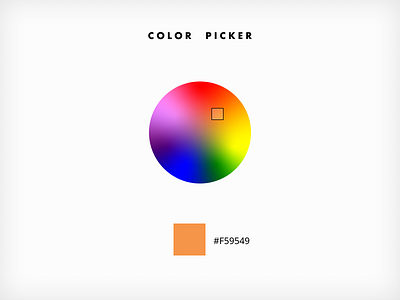 #60 Daily Ui / Color Picker