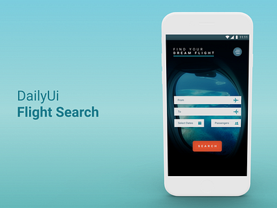 #68 Daily Ui / Flight Search