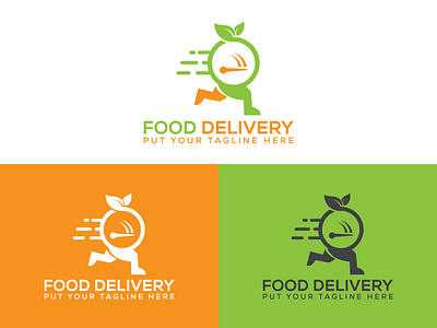 Food Delivery Logo branding design flat food food delivery food logo graphic design illustrator logo logo design minimalist