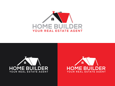 Real Estate Logo branding design flat graphic design home logo logo logo design minimalist real estate logo