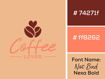 Coffee Lover logo/ Restaurant Logo/ Coffee Shop logo 3d logo app logo branding flat graphic design iconic logo logo logo design minimalist modern logo restaurant