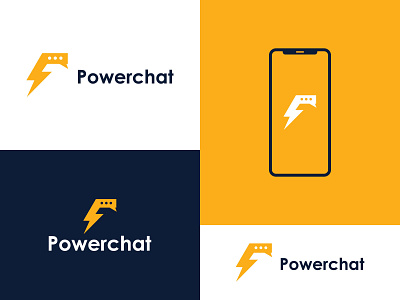 Power Chat Logo 3d logo agency logo app logo branding chat logo communication design energy logo eye cashing logo illustration logo design logo type logomark logotipo minimalist logo modern logo power logo powerchat logo ui vector