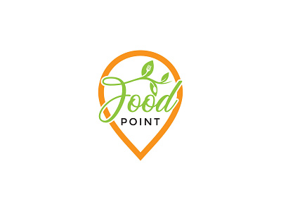 Food Point Logo agency logo brand mark branding cafe logo creative logo design flat food food logo illustration letter logo location logo logo logo design logo type logos logotipo modern logo restaurant logo wordmark logo