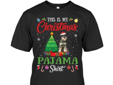 Christmas Pajama Shirt Schnauzer T-Shirt website link 👇