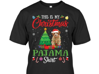 My Christmas Pajama Shirt Poodle  T-Shirt website link 👇