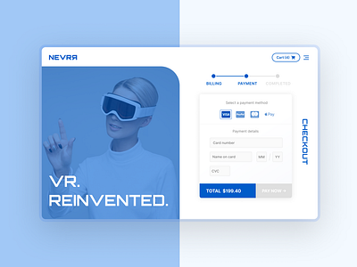 VR Checkout Page — Daily UI