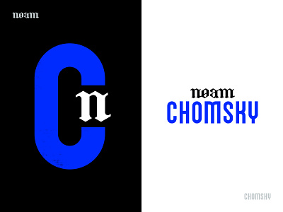 Noam Chomsky Logo Concept