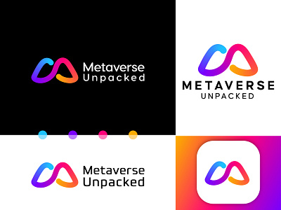 metaverse unpacked logo design a b c d e f g h i j k l m n o p app icon b c f h i j k m p q r u v w y z brand identity business logo creative logo ecommerce graphic design logo logo design logo designer meta metaverse minimalist logo modern logo professional logo symbol typography unique logo vector