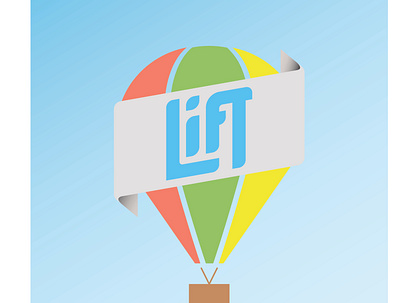 Lift design illustration logo vector