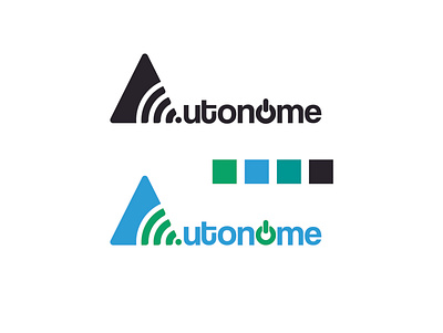 Autonome design illustration logo vector