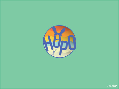 Hopo art australia dailylogochallenge design hop hopo illustration illustrator kangaroo logo vector
