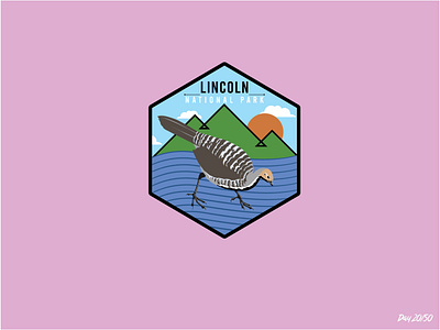 Lincoln National Park art australia bird challenge daily dailylogo dailylogochallenge design illustration illustrator logo makkeefowl national park vector